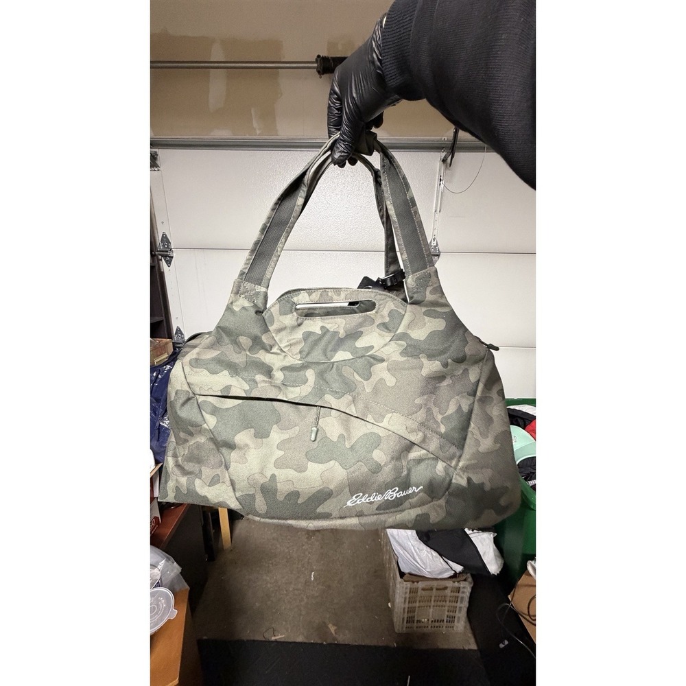 Eddie Bauer Camouflage Duffle Bag Gym Travel Carry On Camo One Size